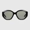 Gucci Geometric-frame Sunglasses In Pattern