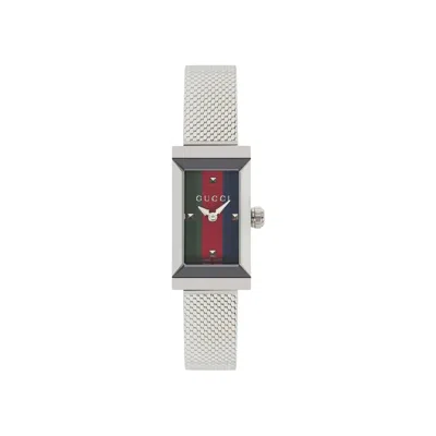 Pre-owned Gucci G-frame Bracelet Watch 'stainless Steel' | Silver | Women's Size Onesize