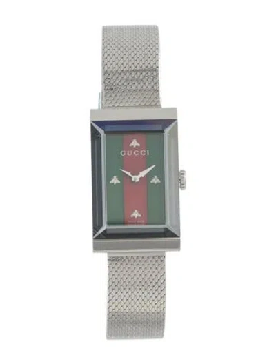 Pre-owned Gucci G-frame Watch, 21mm In Multi