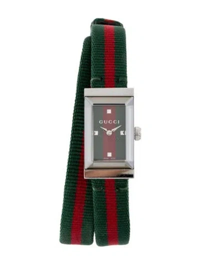 Pre-owned Gucci G-frame Watch In Multi