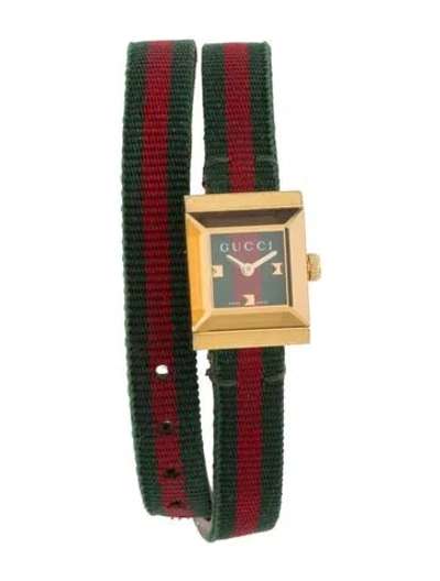 Pre-owned Gucci G-frame Watch In Multi