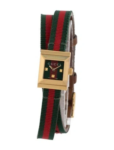 Pre-owned Gucci G-frame Watch In Multi