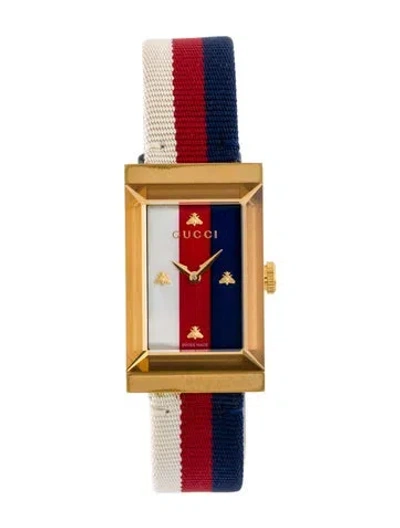Pre-owned Gucci G-frame Watch In Multi