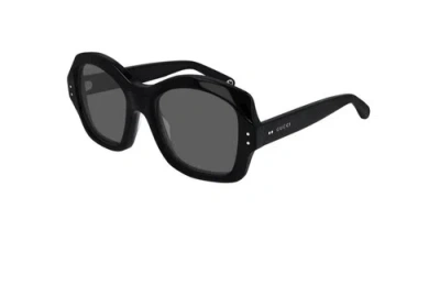 Pre-owned Gucci Gg 0624 S 001 Black Sunglasses In Gray