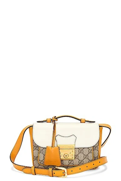 Gucci Gg 2 Way Shoulder Bag In Beige