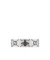 Gucci Gg And Bee Engraved Wide Ring