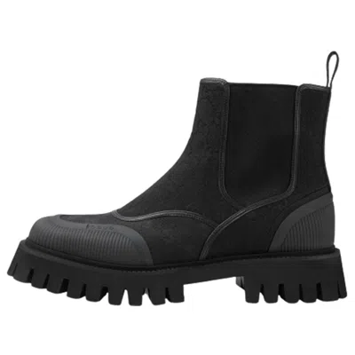 Gucci Gg Ankle Boot 'black Canvas'
