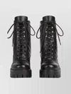 Gucci Gg Ankle Boot Chunky Sole In Black
