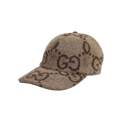 Pre-owned Gucci Gg Antonio Baseball Hat 'brown' | Men's Size L