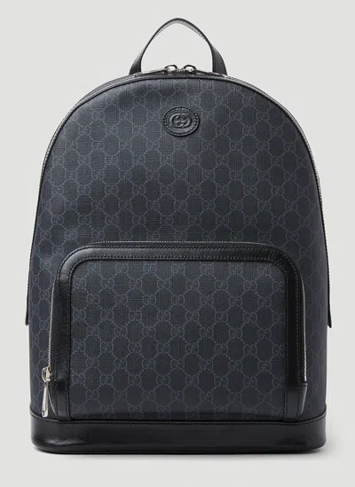 Gucci Gg Backpack In Black