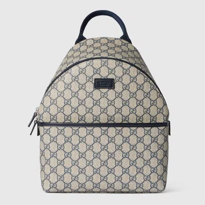 Gucci Kids' Gg Backpack In Blue