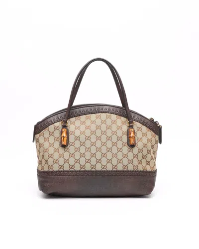 Gucci Gg Bamboo Tote Bag