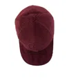 Gucci Gg Baseball Cap In Burgundy