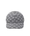 Gucci Gg Baseball Cap In Gray