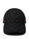 Gucci Gg Baseball Hat With Web In Pattern