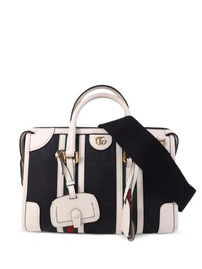 Pre-owned Gucci Gg Bauletto Tote Bag In Black