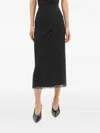 Gucci Gg Crystal-embellished Tulle Midi Skirt In Black