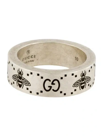 Pre-owned Gucci Gg Bee Band In Multi