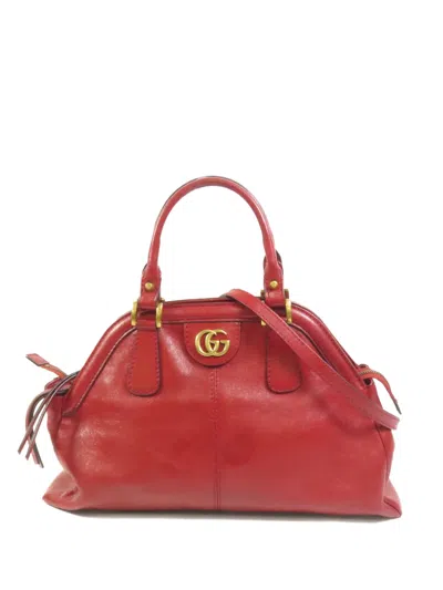 Pre-owned Gucci Gg Belle Shoulder Bag In Red