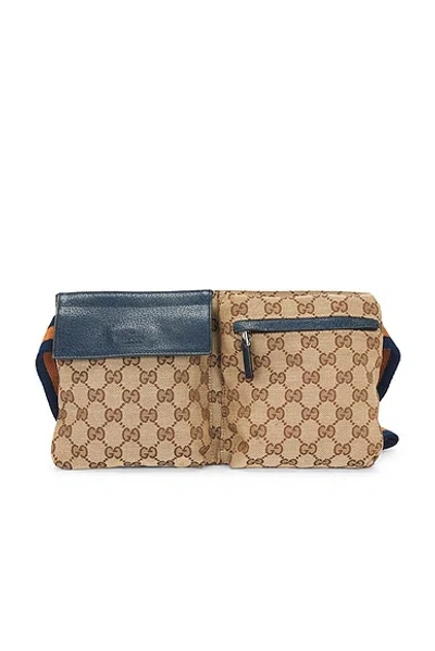 Pre-owned Gucci Gg Belt Bag In Sand