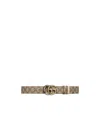 Gucci Reversible Marmont Belt In Brown