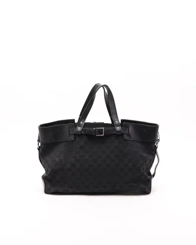 Gucci Gg Belt Tote Bag In Neutral