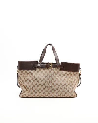 Gucci Gg Belt Tote Bag In Multi