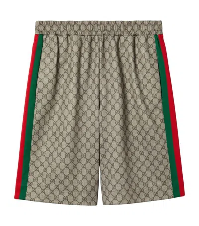 Gucci Gg Bermuda Shorts In Beige