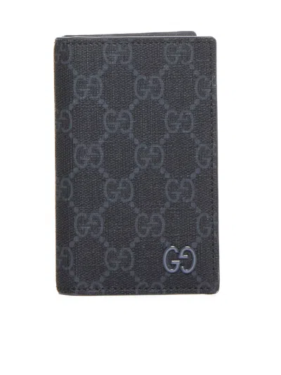Gucci Gg Bi-fold Wallet In Black