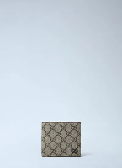 Gucci Gg Bi-fold Wallet In Sand