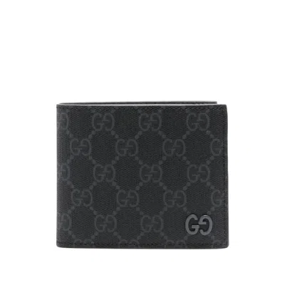 Gucci Gg Bi-fold Wallet In Black