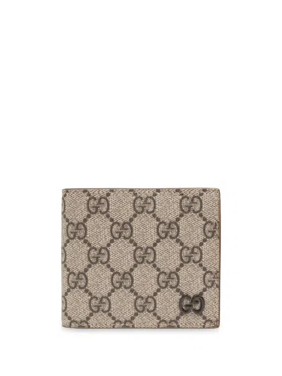 Gucci Gg Bifold Wallet In Brown