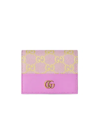 Gucci Gg Bifold Wallet In Purple