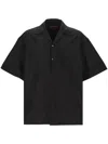 Gucci Gg Black Cotton Silk Shirt In Black