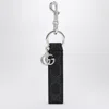 Gucci Logo Plaque Monogrammed Keychain
