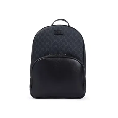Gucci Gg Black Polyurethane Backpack
