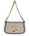 Gucci Gg Blondie Canvas Shoulder Bag