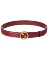 Gucci Gg Blondie Leather Belt