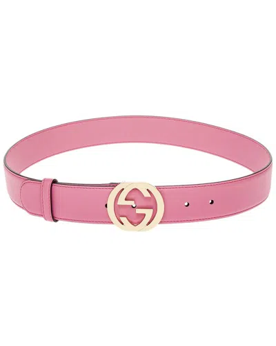 Gucci Gg Blondie Leather Belt