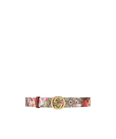 Gucci Gg Blooms Flower Belt In Multi