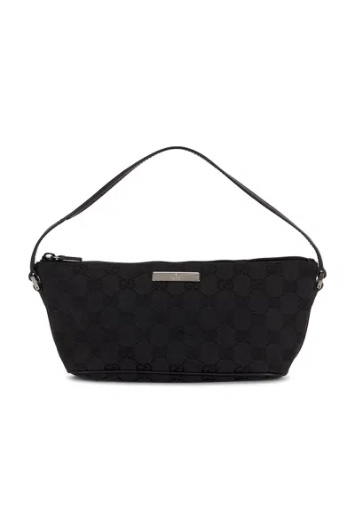 Pre-owned Gucci Gg Boat Pochette Shoulder Bag