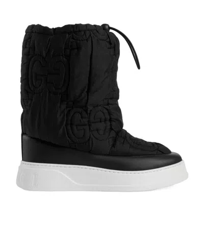 Gucci Gg Boots In Black