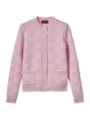 Gucci Soft Wool Cardigan Clothing In Pink & Purple