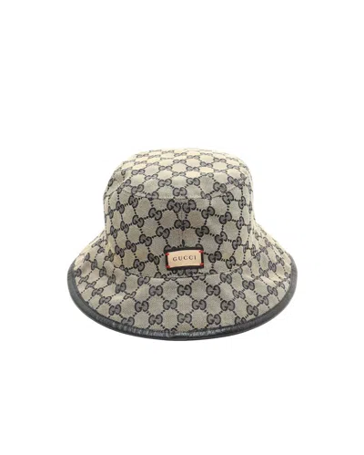 Gucci Gg Bucket Hat In Gray