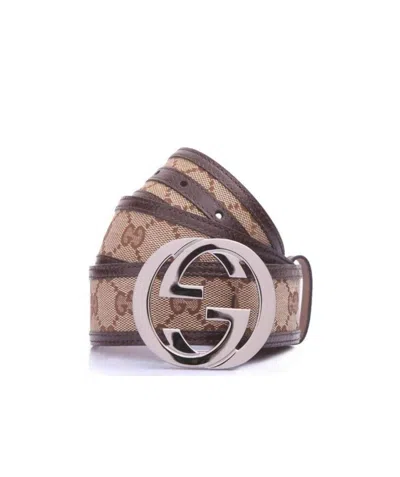 Gucci Gg Buckle Belt In Multicolor
