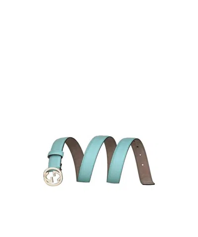 Gucci Gg Buckle Belt In Multicolor