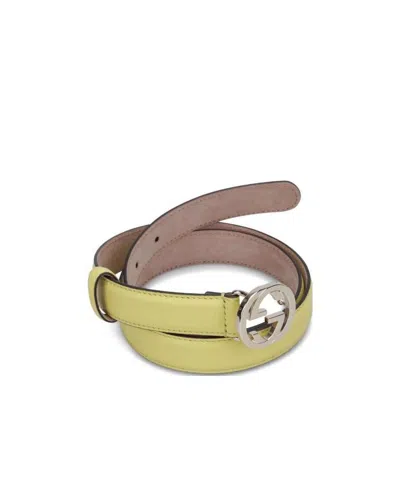 Gucci Gg Buckle Belt In Multicolor