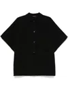 Gucci Reversible Wool And Silk Coat In Black  