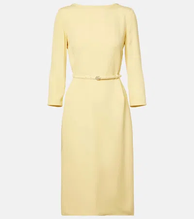 Gucci Gg Cady Midi Dress In Black