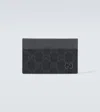 Gucci Two Tone Gg Supreme Card Holder
